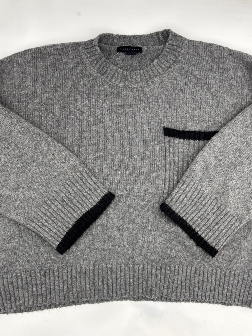 Sanctuary Uptown Girl Sweater in Heather Asphalt